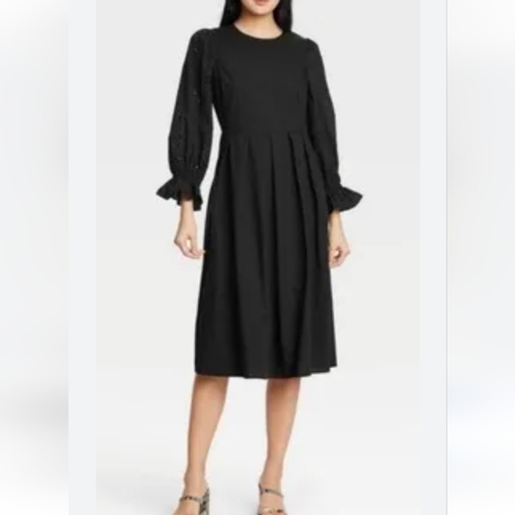 Who What Wear Dresses & Skirts - Who What Wear Ladies Long Sleeve Midi Dress